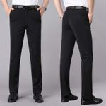 Fashion, accesorii si bijuterii - Barbati - Imbracaminte - Pantaloni barbati - Pantaloni elastici MBrands din matase de gheata 29 - Infinity.ro
