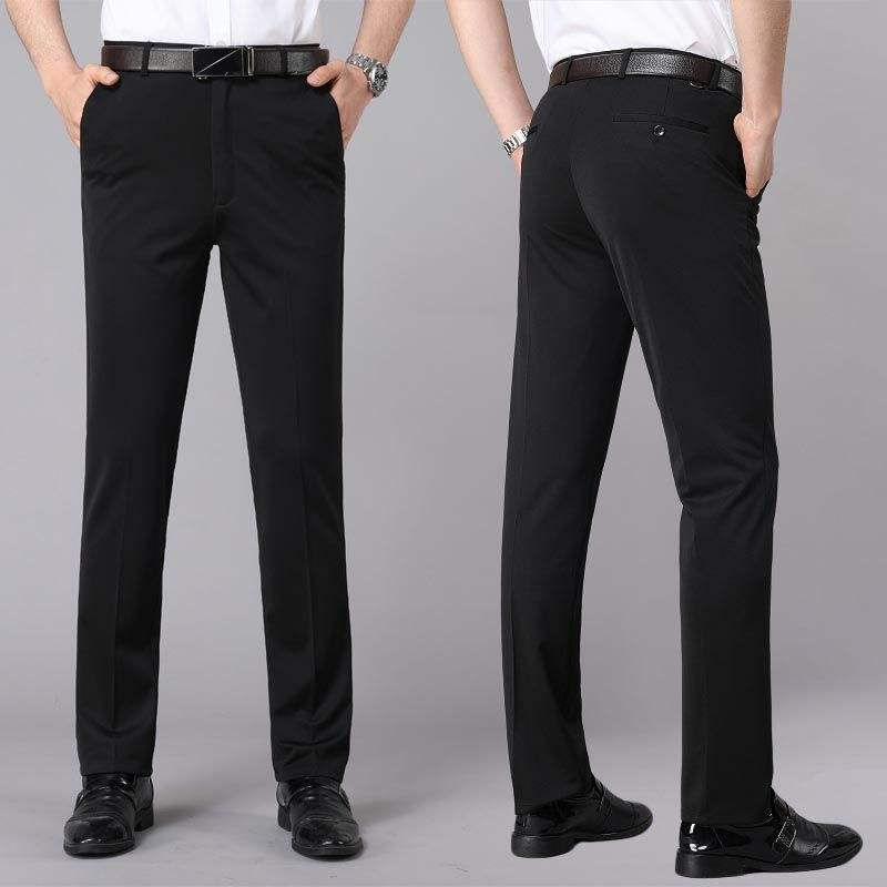 Fashion, accesorii si bijuterii - Barbati - Imbracaminte - Pantaloni barbati - Pantaloni elastici MBrands din matase de gheata 29 - Infinity.ro