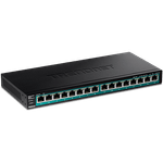 PC, gaming si accesorii - Retelistica - Switch-uri - Switch-uri fara management - Switch 16 porturi Gigabit PoE/PoE+ 120W - TRENDnet TPE-TG161H - Infinity.ro