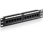 PC, gaming si accesorii - Retelistica - Cabluri si accesorii - Patch Panel 12 porturi RJ45 UTP 10', Cat6 - TRENDnet TC-P12C6 - Infinity.ro
