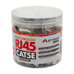 PC, gaming si accesorii - Retelistica - Cabluri si accesorii - Mufa RJ-45 FTP Cat.5e EZ Passthrough, ecranata, 50µ (100 buc) RJ45M-CAT5-EZ-50U-JAR - Infinity.ro