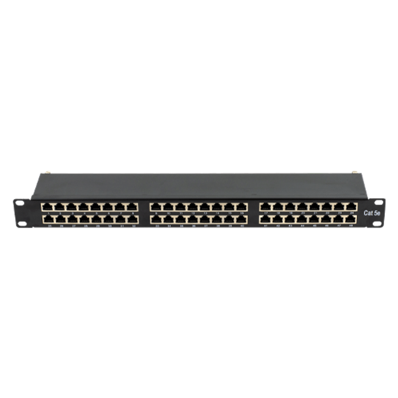 PC, gaming si accesorii - Retelistica - Accesorii cabinete metalice - Patch Panel 2U, FTP cat5e, 48 porturi RJ45 - ASYTECH Networking ASY-PP-FTP5E-48 - Infinity.ro