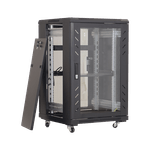 PC, gaming si accesorii - Servere - Cabinete metalice - Rack perete 18U 19' 600x450, negru - ASYTECH Networking ASY-18U-6045W - Infinity.ro