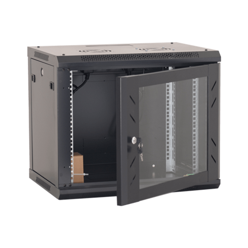 PC, gaming si accesorii - Servere - Rack server - Rack perete 12U 19' 600x600, negru - ASYTECH Networking ASY-12U-6060W - Infinity.ro