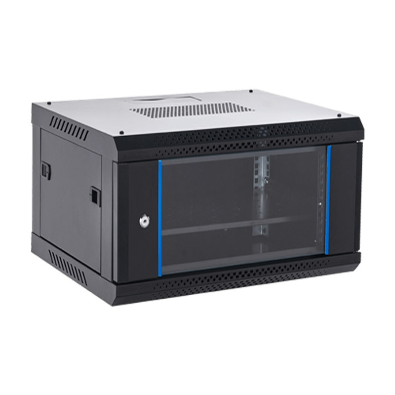 PC, gaming si accesorii - Servere - Rack server - Rack perete 6U 19' 600x450, negru, seria economica - ASYTECH Networking ASY-6U-6045WL - Infinity.ro