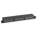 PC, gaming si accesorii - Servere - Rack server - Patch Panel 1U, FTP cat6A, 24 porturi RJ45 - ASYTECH Networking ASY-PP-FTP6A-24 - Infinity.ro