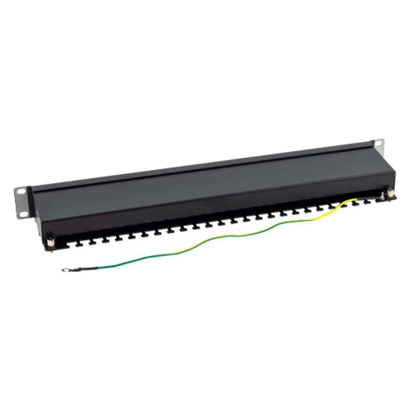 PC, gaming si accesorii - Servere - Rack server - Patch Panel 1U, FTP cat6A, 24 porturi RJ45 - ASYTECH Networking ASY-PP-FTP6A-24 - Infinity.ro