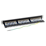 PC, gaming si accesorii - Servere - Rack server - Patch Panel 1U, FTP cat6A, 24 porturi RJ45 - ASYTECH Networking ASY-PP-FTP6A-24 - Infinity.ro