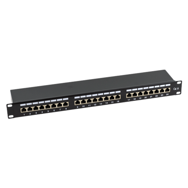 PC, gaming si accesorii - Servere - Rack server - Patch Panel 1U, FTP cat6, 24 porturi RJ45 - ASYTECH Networking ASY-PP-FTP6-24 - Infinity.ro