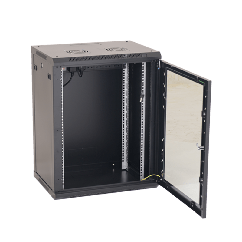 PC, gaming si accesorii - Servere - Rack server - Rack perete 18U 19' 600x600, negru - ASYTECH Networking ASY-18U-6060W - Infinity.ro