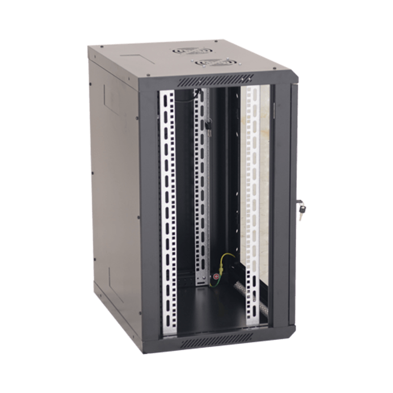 PC, gaming si accesorii - Servere - Rack server - Rack perete 18U 19' 600x600, negru - ASYTECH Networking ASY-18U-6060W - Infinity.ro