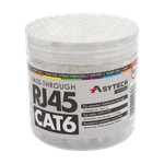 PC, gaming si accesorii - Retelistica - Cabluri si accesorii - Mufa RJ-45 UTP Cat.6 EZ Passthrough (100 buc) RJ45-CAT6-EZ-JAR - Infinity.ro