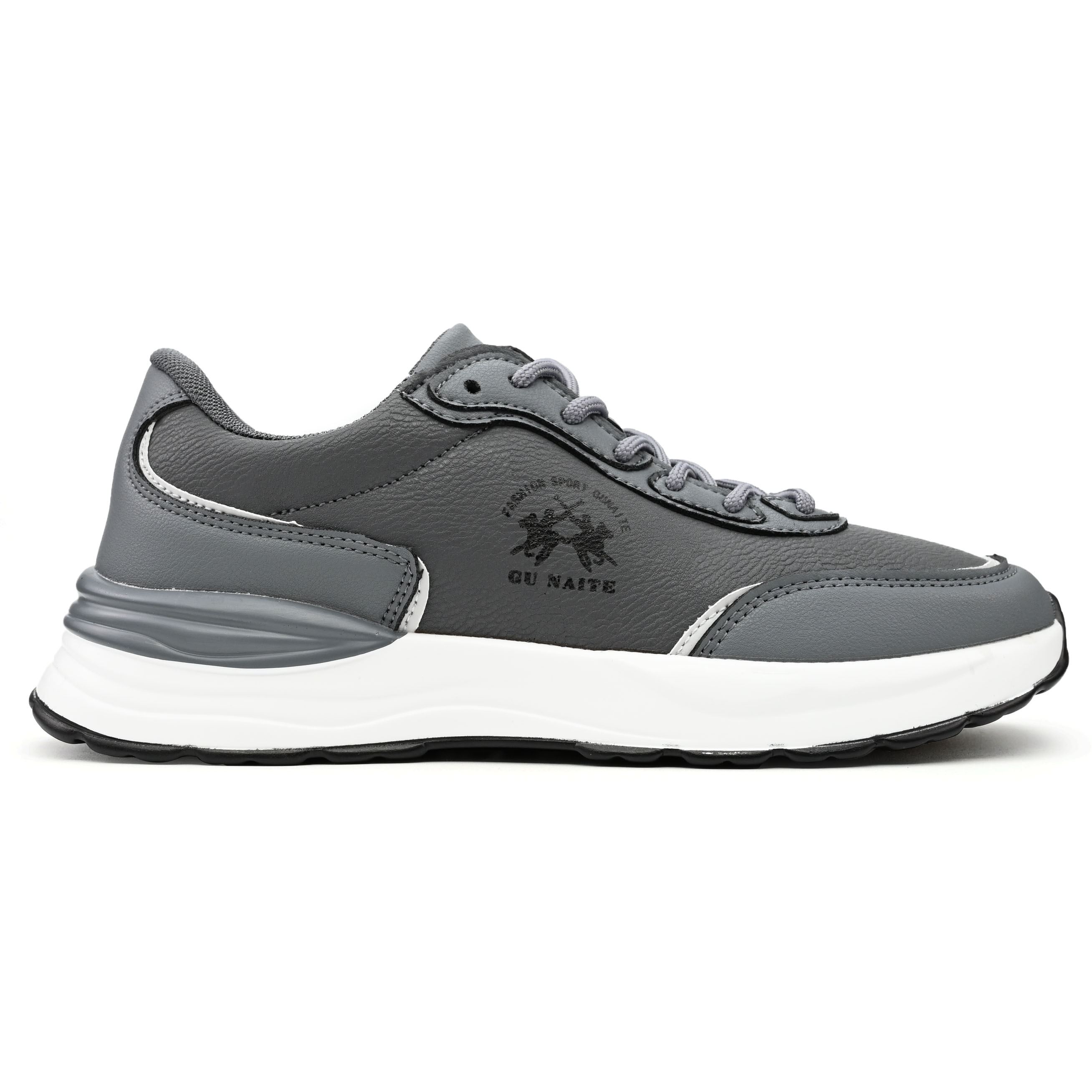 Pantofi sport de barbati,Piele ecologica,1256,Gri