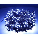 Casa si Gradina - Decoratiuni - Decoratiuni de sezon - Instalatie luminoasa de Craciun, exterior/interior, 500 LED, 8 moduri, alb rece, IP44, 25 m, Jumi - Infinity.ro