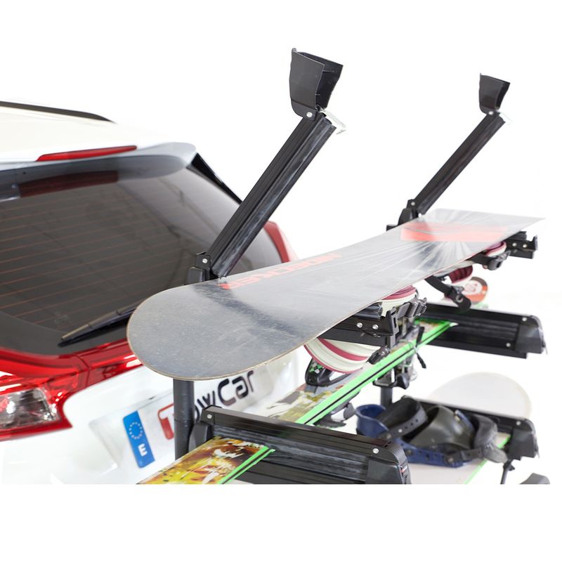 Auto si Moto - Piese auto si accesorii - Caroserie - Ornamente exterior auto - Suport schi/snowboard TowCar Aneto 4 cu prindere pe carligul de remorcare - Infinity.ro