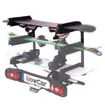 Auto si Moto - Piese auto si accesorii - Caroserie - Ornamente exterior auto - Suport schi/snowboard TowCar Aneto 4 cu prindere pe carligul de remorcare - Infinity.ro