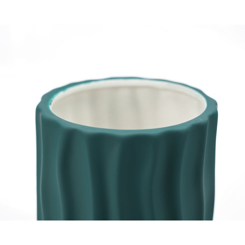 Casa si Gradina - Decoratiuni - Obiecte decorative - Vaze si boluri decorative - Vaza decorativa "Waves" verde - Infinity.ro