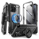 Laptop, Telefoane si Tablete - Telefoane mobile si accesorii - Accesorii Telefoane - Huse telefoane - Husa pentru iPhone 16 Pro, Supcase Unicorn Beetle Pro MagSafe, negru - Infinity.ro