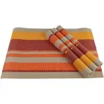 Casa si Gradina - Textile si covoare - Textile bucatarie - Fete de masa - Set de suporturi de masa cu dungi, 4 bucati - Infinity.ro