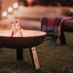 Casa si Gradina - Gradina si terasa - Gratare si accesorii - Accesorii gratare - Vatra de foc fier cu 3 picioare 55 cm - Infinity.ro