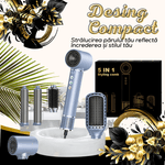 Ingrijire personala si Cosmetice - Aparate & accesorii ingrijire personala - Hair styling - Uscatoare de par - Uscator de Par Profesional 5 in 1, Multifunctional, 320 milioane Ioni Negativi, 1400 W, Efect Coanda,Salon la tine acasa - Infinity.ro