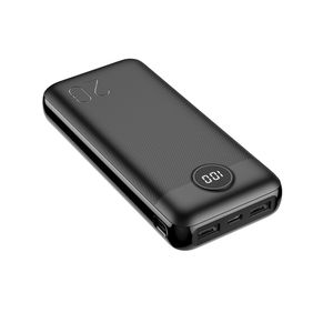 Acumulator extern Veger L20, 20000mAh, Display LED, Fast-Charge, Negru