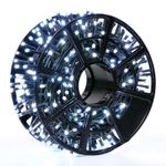 Casa si Gradina - Decoratiuni - Decoratiuni de sezon - Instalatie Craciun Liniara MRG MV8, Alb Rece, 100 Metri, Pentru Exterior - Infinity.ro