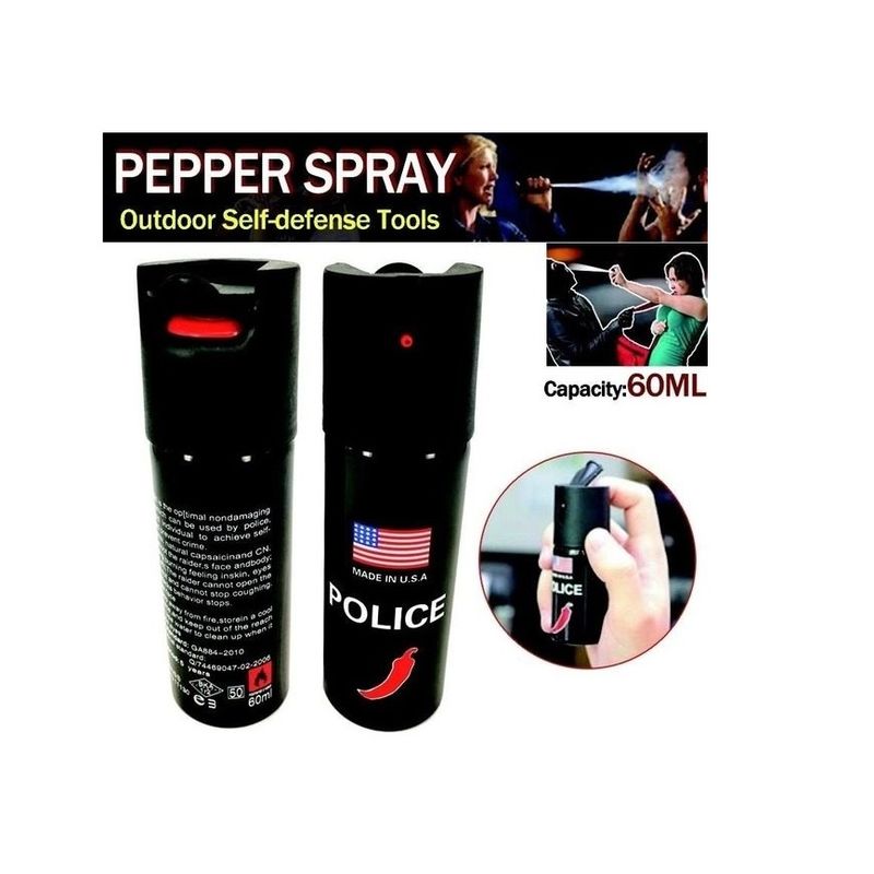 Sport si Outdoor - Sporturi de contact - Produse autoaparare - Spray Paralizant Police MRG M867 , Autoaparare, 60ml, cu Jet - Infinity.ro