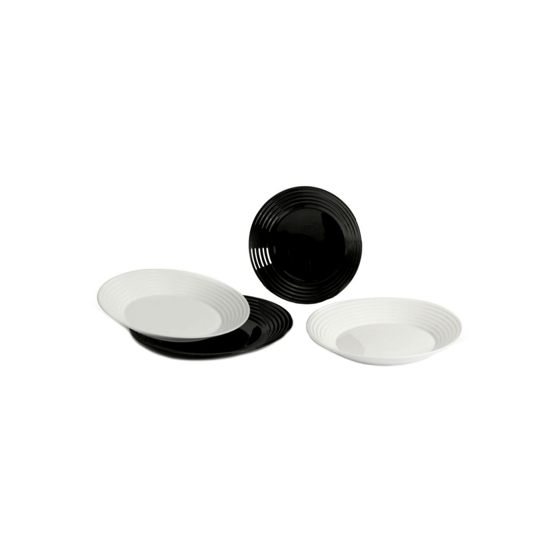 Casa si Gradina - Bucatarie si vesela - Vesela si tacamuri - Servicii de masa - Set serviciu masa opal 18buc. Harena B/W - Infinity.ro