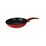 Casa si Gradina - Bucatarie si vesela - Vase pentru gatit - Tigai si seturi - Tigaie antiaderenta din aluminiu cu inductie si pereti grosi 24cm Metal Red Line - Infinity.ro