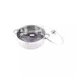 Casa si Gradina - Bucatarie si vesela - Vase pentru gatit - Tigai si seturi - Tigaie pentru fripturi din otel inoxidabil, 28 x 11 cm - Infinity.ro