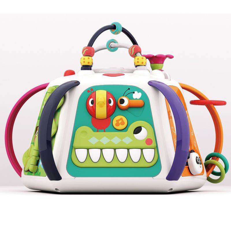 Jucarii, Copii si Bebe - Jucarii si jocuri - Jucarii bebelusi - Jucarii interactive bebelusi - PIRAMIDA BEBE CU ACTIVITATI - Infinity.ro