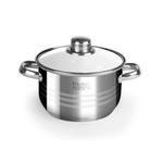 Casa si Gradina - Bucatarie si vesela - Vase pentru gatit - Oale si cratite - Oala inox si capac sticla 7l - Infinity.ro