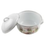 Casa si Gradina - Bucatarie si vesela - Vase pentru gatit - Oale si cratite - Oala emailata Lavanda si capac sticla 2,4L - Infinity.ro