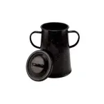 Casa si Gradina - Bucatarie si vesela - Vase pentru gatit - Oale si cratite - Vas smaltuit, negru, 2 litri - Infinity.ro