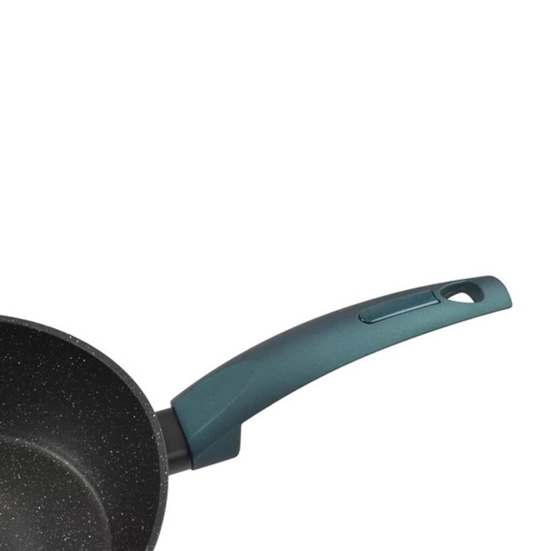 Casa si Gradina - Bucatarie si vesela - Vase pentru gatit - Oale si cratite - Wok din Aluminiu cu Strat Antiderapant si Capac de Sticla Sea Line pentru Inductie 28 cm - Infinity.ro