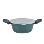 Casa si Gradina - Bucatarie si vesela - Vase pentru gatit - Oale si cratite - Cratita din Aluminiu cu Strat Antiderapant si Capac de Sticla Sea Line  20 cm, 3,2 L - Infinity.ro