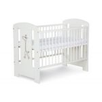 Casa si Gradina - Mobilier - Mobilier copii - Patuturi copii - Patut SAFARI GIRAFFE ALB KLUPS Din lemn Pentru copii - Infinity.ro