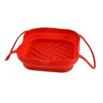 Casa si Gradina - Bucatarie si vesela - Vase pentru gatit - Tavi copt - Insertie din silicon pentru friteuza cu aer cald, 20x20 cm - Infinity.ro