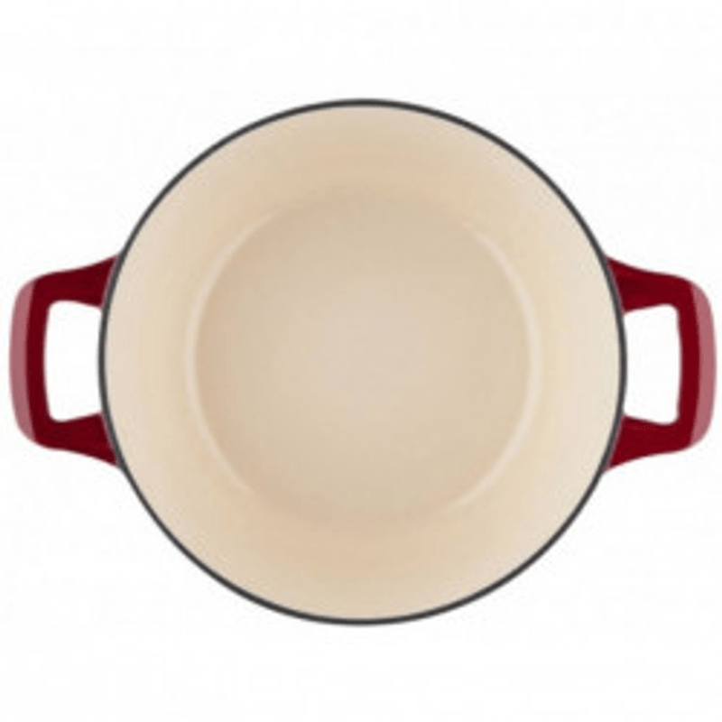 Casa si Gradina - Bucatarie si vesela - Vase pentru gatit - Oale si cratite - Cratita fonta emailata cu capac ovala 29cm RED - Infinity.ro