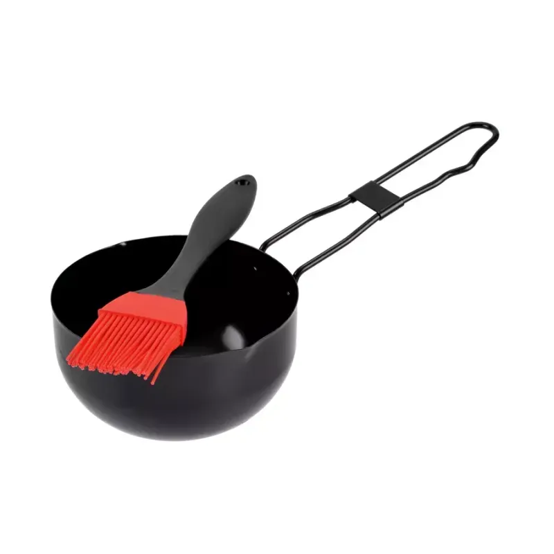 Casa si Gradina - Bucatarie si vesela - Ustensile bucatarie - Pensule, spatule si teluri bucatarie - Vas de marinare cu pensula de silicon - Infinity.ro