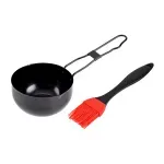 Casa si Gradina - Bucatarie si vesela - Ustensile bucatarie - Pensule, spatule si teluri bucatarie - Vas de marinare cu pensula de silicon - Infinity.ro