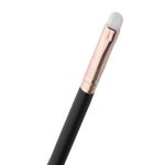 Ingrijire personala si Cosmetice - Machiaj - Aplicatoare si pensule machiaj - Pensula fard de ochi, beaut, eyeshadow brush, varf tip creion, negru roz auriu, 16cm - Infinity.ro