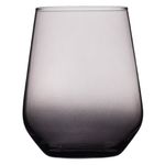 Casa si Gradina - Bucatarie si vesela - Cani si pahare - Pahare - Pahar sticla, smoke, capacitate 0,425l, negru mat - Infinity.ro