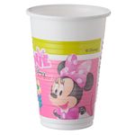 Casa si Gradina - Bucatarie si vesela - Cani si pahare - Pahare - Pahar plastic, minnie, set 6 bucati, capacitate 200ml, multicolor - Infinity.ro