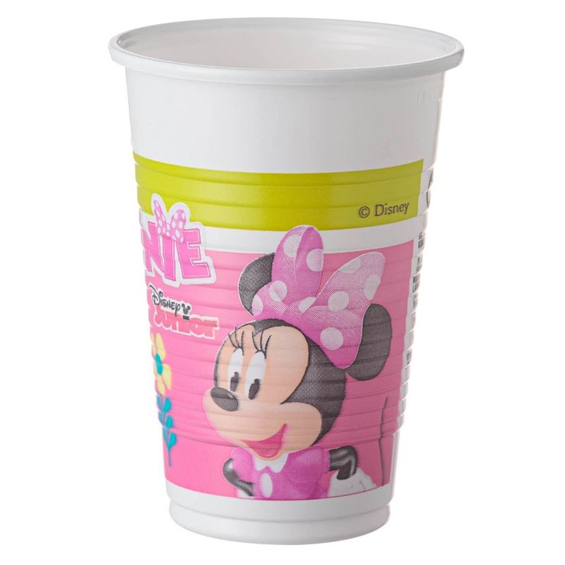 Casa si Gradina - Bucatarie si vesela - Cani si pahare - Pahare - Pahar plastic, minnie, set 6 bucati, capacitate 200ml, multicolor - Infinity.ro