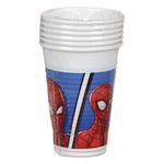Casa si Gradina - Bucatarie si vesela - Cani si pahare - Pahare - Set pahare plastic marvel, spiderman, capacitate 200 ml, 6 bucati - Infinity.ro