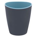 Casa si Gradina - Bucatarie si vesela - Cani si pahare - Pahare - Pahar plastic, model 350ml, culoare turcoaz-gri, capacitate 0,35l - Infinity.ro