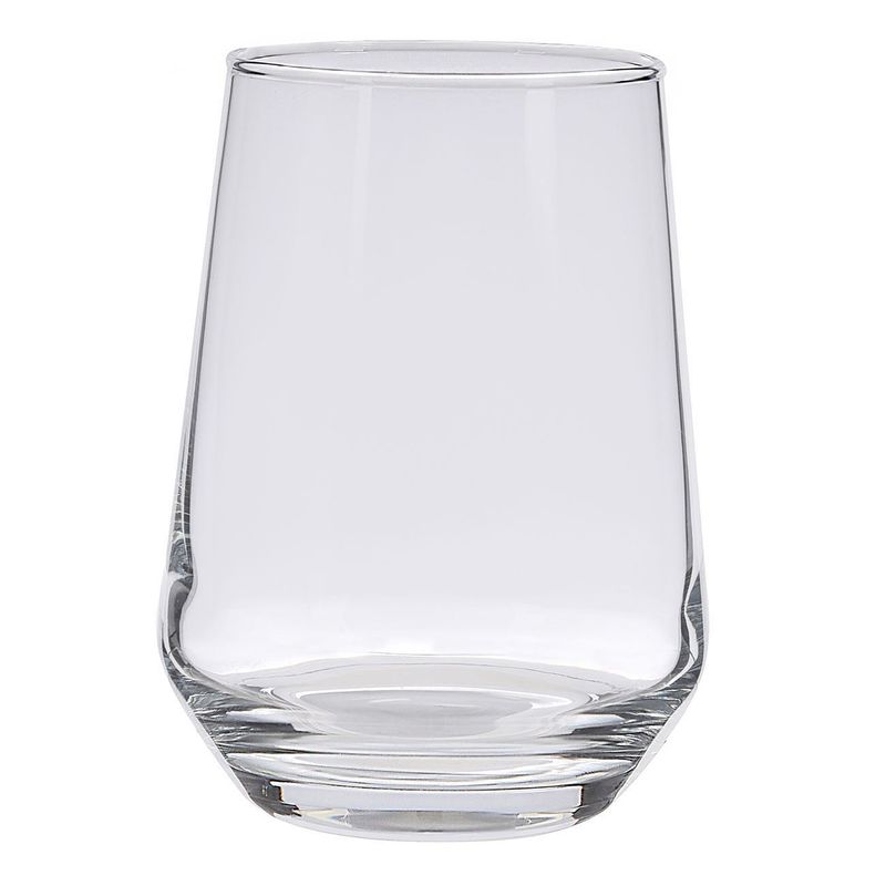 Casa si Gradina - Bucatarie si vesela - Cani si pahare - Pahare - Pahar sticla stylish, capacitate 390ml, transparent - Infinity.ro