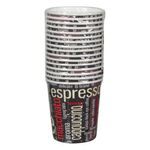 Casa si Gradina - Bucatarie si vesela - Cani si pahare - Pahare - Pahar carton espresso, set 16 bucati, capacitate 160ml, multicolor - Infinity.ro